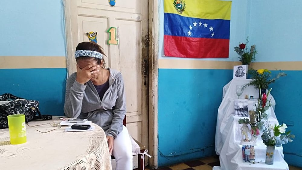 Una parente di Alixon Osorio Dos Santos Pisani, ucciso nel corso di una manifestazione il 22 gennaio 2019 © Amnesty International