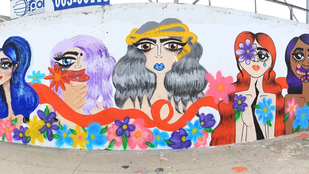 Murales contro le violenze sulle donne © Departamento de Comunicación Social del Municipio de Veracruz, Mexico