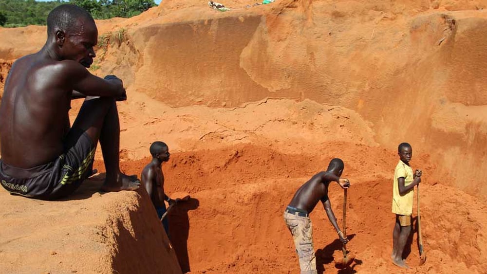 Miniera nella regione di Carnot, Repubblica Centrafricana, maggio 2015. © Amnesty International