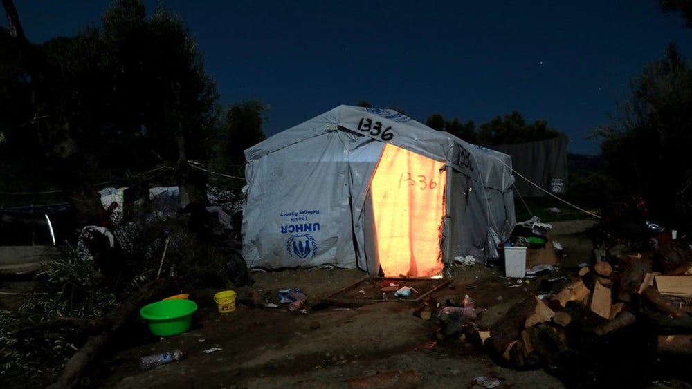 La situazione disumana sulle isole greche è una conseguenza della politica europea nei confronti dei rifugiati. © Giorgos Moutafis /  Amnesty International