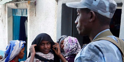 Seit der Verhängung des Ausnahmezustands am 10. Oktober greifen Sicherheitsorgane hart durch. Strassenszene in Harar, Ostäthiopien. ©  Dragan Tatic/wikicommons