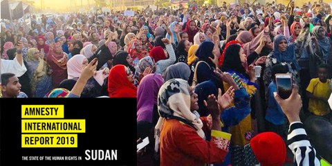Trotz der massiven Gewalt gegen Demonstrierende gingen sudanesische Frauen zu Tausenden auf die Strasse.  ©  private