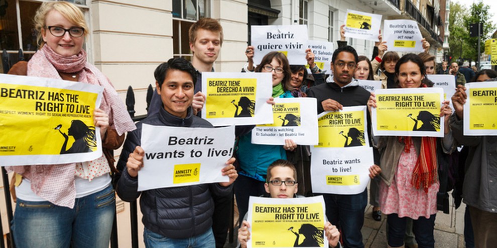 Proteste für Beatriz © Amnesty International