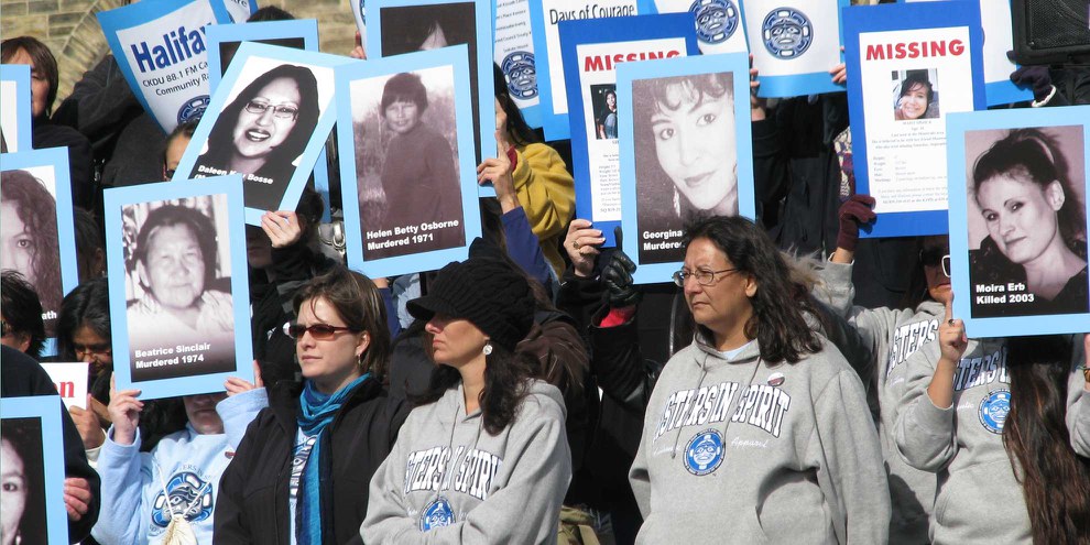 Demonstration für die Rechte der indigenen Frauen und Mädchen in Kanada © Amnesty International