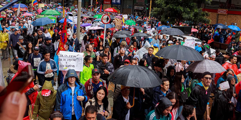 Dem Generalstreik in Kolumbien folgten Zehntausende. © GaboGPhoto / shutterstock.com