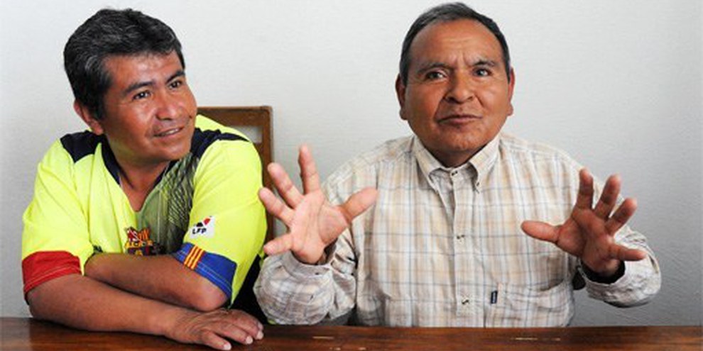 Pascual Agustín Cruz und José Ramón Aniceto Gómez sind wieder frei. © Ricardo Ramírez Arriola 