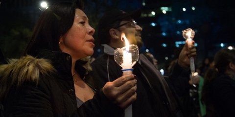 Protestkundgebung gegen das Gesetz zur Inneren Sicherheit, Dezember 2017 © Amnesty International/Itzel Plascencia