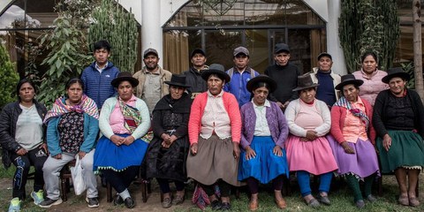 Mitglieder der peruanischen Opferorganisation «Asociación de víctimas de Andahuaylas» © Joseph Durand