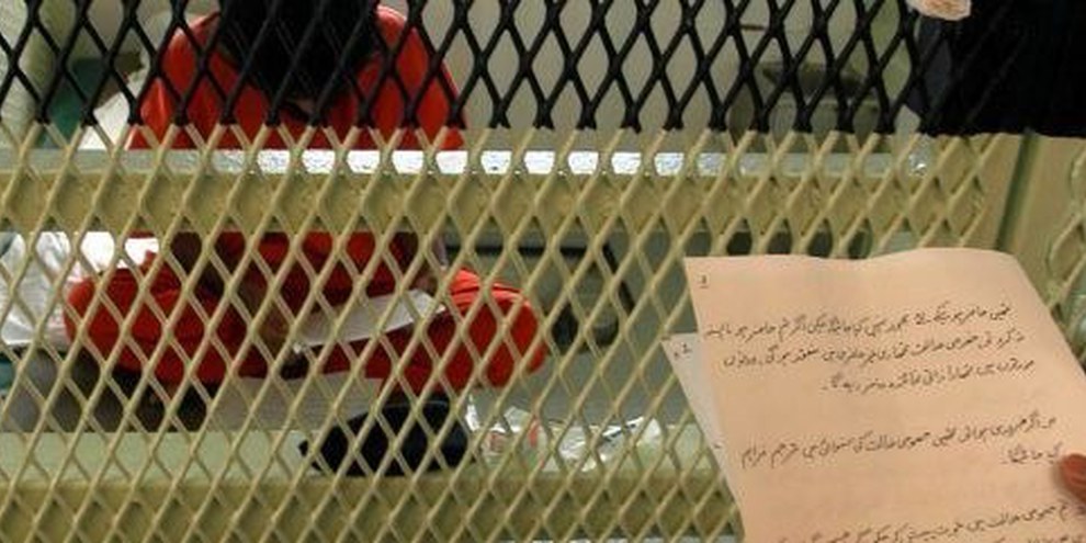 Endlich sollen Guantánamo-Häftlinge ihre Inhaftierung vor rechtmässigen Zivilgerichten anfechten können © US DoD