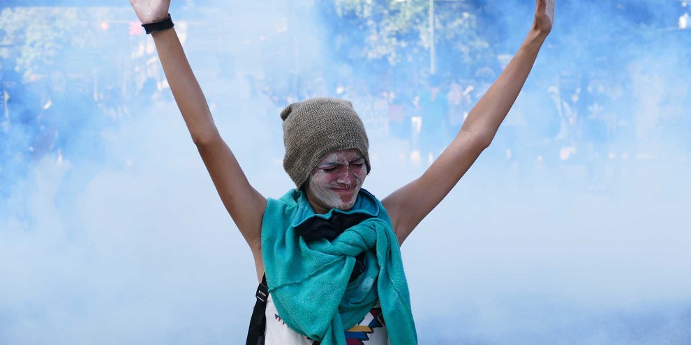 Ab dem 4. April wurden gemäss offiziellen Angaben mindestens 60 Menschen im Kontext der politischen Krise getötet und 1000 verletzt. © Amnesty International