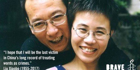 Liu Xiaobo, 1955-2017, und Liu Xia