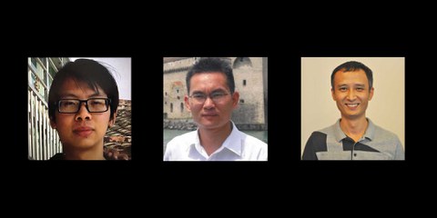 Wu Gejianxiong, Liu Yongze et Cheng Yuan © Privat