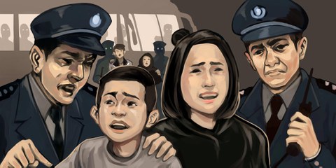 Wo sind die Kinder? Die Geschichte einer Familie, die auseinandergerissen wurden. (bei Klick aufs Bild öffnet sich die Galerie ). © Amnesty International