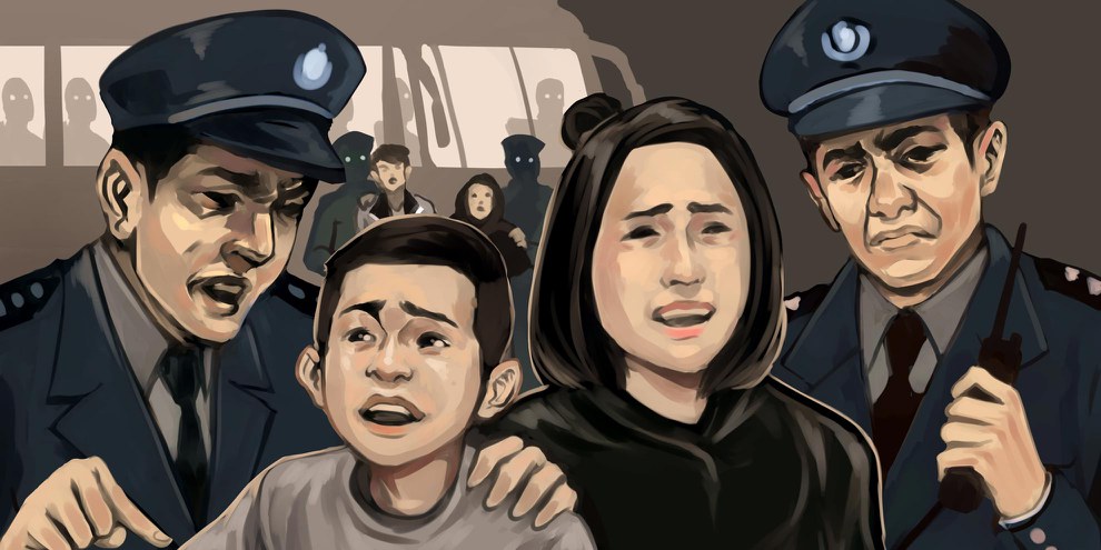 Wo sind die Kinder? Die Geschichte einer Familie, die auseinandergerissen wurden. (bei Klick aufs Bild öffnet sich die Galerie ). © Amnesty International