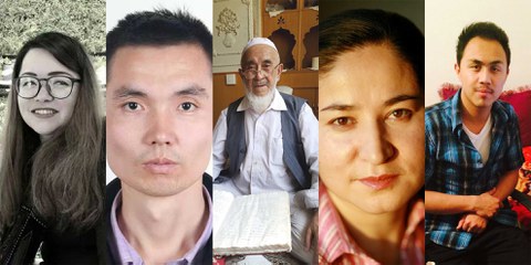 Hayrigul, Shattyq, Abiden, Rahile und Yiliyasijiang sind «verschwunden» oder werden willkürlich festgehalten, wie eine Million oder mehr andere Menschen in der Region Xinjiang © Privat. Klicken Sie auf das Bild, um weitere Informationen zu den fünf ausgewählten Fällen zu erhalten.