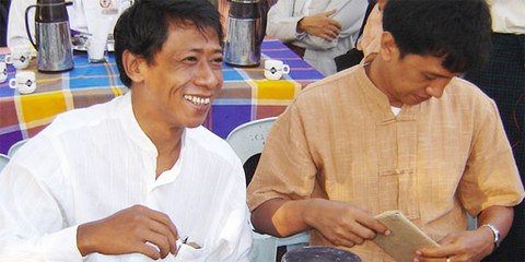 Unter den Freigelassenen ist auch der bekannte Aktivist Htay Kywe (links) © Privat
