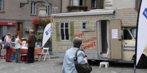 Wohnmobil im Einsatz in Chur © AI