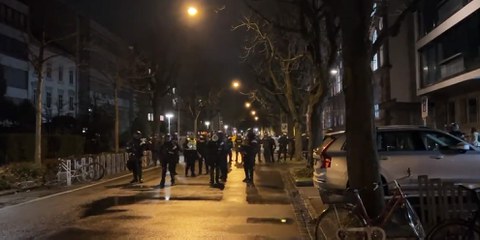 Screenshot aus einem Video der Kundgebung. Quelle Twitter, verifiziert durch Amnesty Evidence Lab