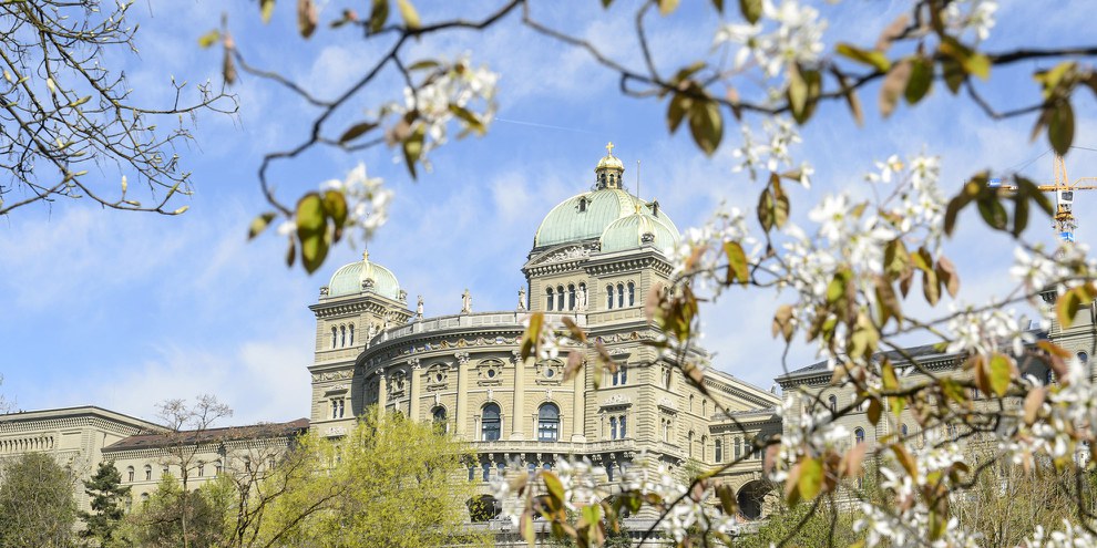 Bundeshaus Bern, Südsicht. © parlament.ch