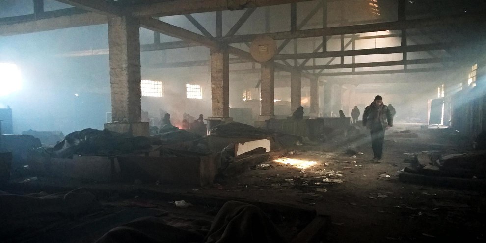 Belgrad, Anfang Januar 2017 © Amnesty International – Klicken aufs Bild für Bildgalerie.