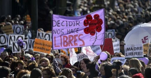 Demonstration in Madrid