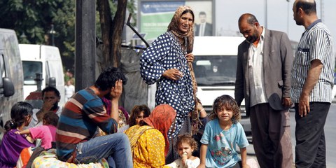 Syrischen Flüchtlingen darf nicht die Tür vor der Nase zugeschlagen werden. © EPA