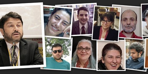 Taner Kiliç und die anderen verhafteten MenschenrechtsverteidigerInnen © Amnesty International