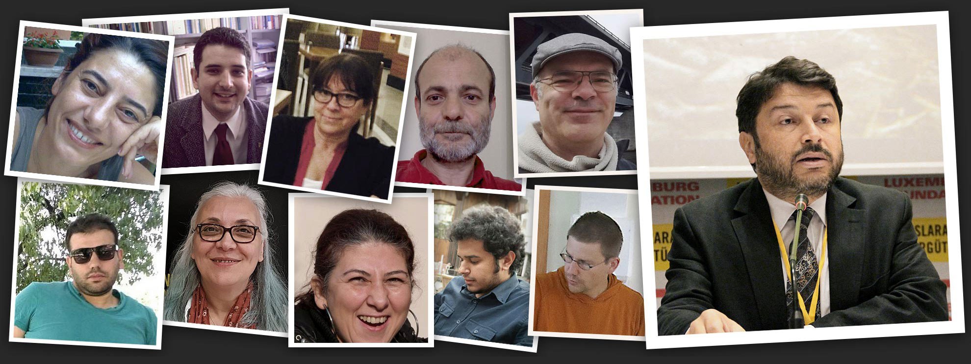 Idil Eser, Taner Kiliç und die andern verhafteten Menschenrechtsverteidiger. © Amnesty International