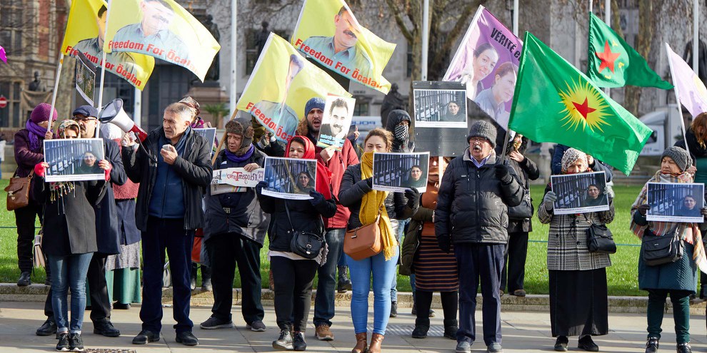Demonstration am 9. Januar 2019 in London zur Unterstützung der kurdischen Abgeordneten Leyla Güven, die sich seit dem 7. November 2018 im Hungerstreik befand. © Kevin J. Frost / shutterstock.com