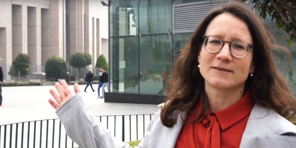 Stefanie Rinaldi, Amnesty Schweiz, in Istanbul