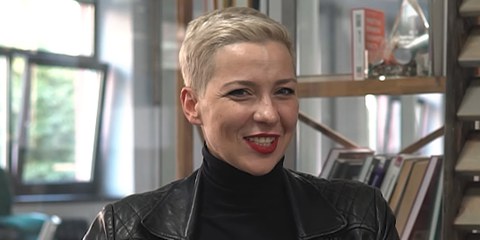 Maria Kolesnikowa, im August 2020. © GomelTube / CC BY Wikimedia