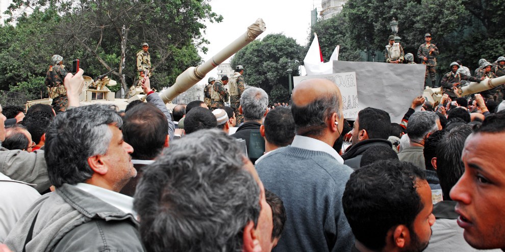 Seit dem Aufstand vom 25. Januar 2011, dem Beginn des «arabischen Frühlings» in Ägypten, wurden politische Proteste brutal unterdrückt – zum Teil mit von Frankreich geliefertem Gerät. © shutterstock.com