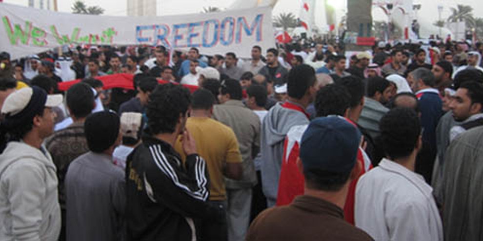 Proteste in Manama, Bahrain, 22 Februar 2011 © Amnesty International