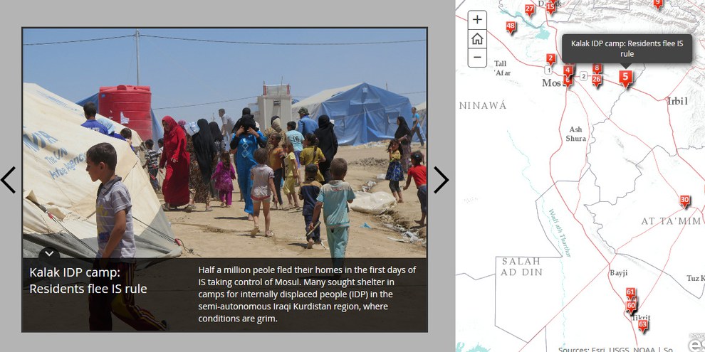 Storymap © AI USA esri.com