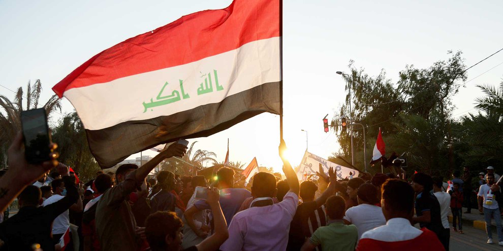 Demonstranten in Irak. © Sajjad Harsh / shutterstock