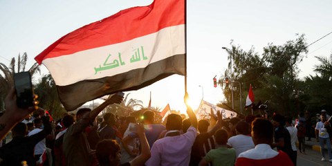 Proteste gegen die irakische Regierung Ende Oktober 2019. © Sajjad Harsh/shutterstock.com