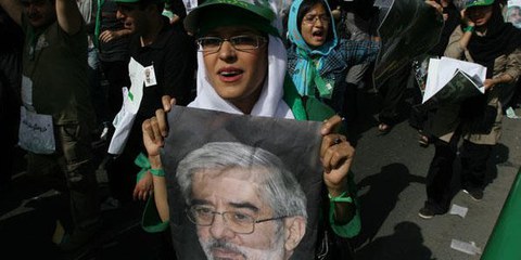 Demonstration nach den Wahlen vom Juni 2009 im Iran © Javad Montazeri