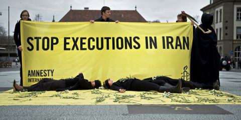 Amnesty-Aktion in Bern. © AI