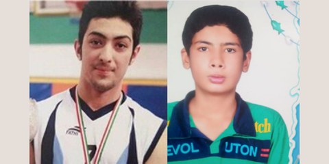 Arman Abdolali und Hosseil Shahbazi, denen die Hinrichtung für Verbrechen droht, die sie im Alter von 17 Jahren begangen haben sollen. © Privat