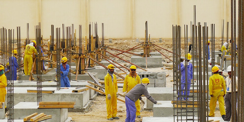 Arbeitsmigranten in Doha, März 2013 © Amnesty International