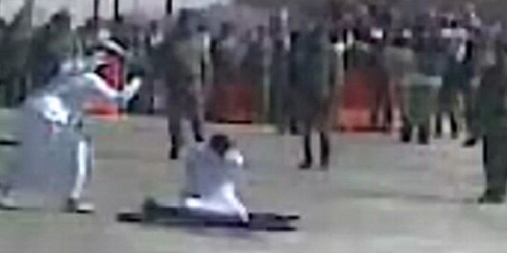 Öffentliche Enthauptung in Saudi Arabien, 2008. © Privat