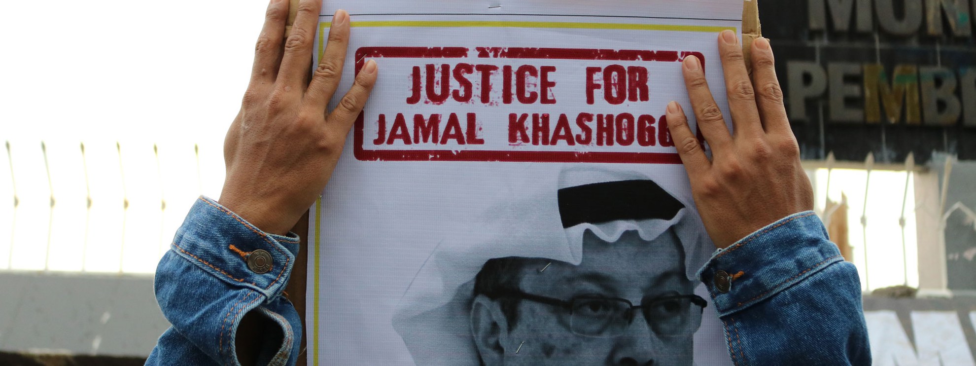 Überall auf der Welt gab es Proteste gegen die brutale Ermordung des saudischen Journalisten Jamal Khashoggi, wie hier in Makassar, Indonesien. © Herwin Bahar / shutterstock.com