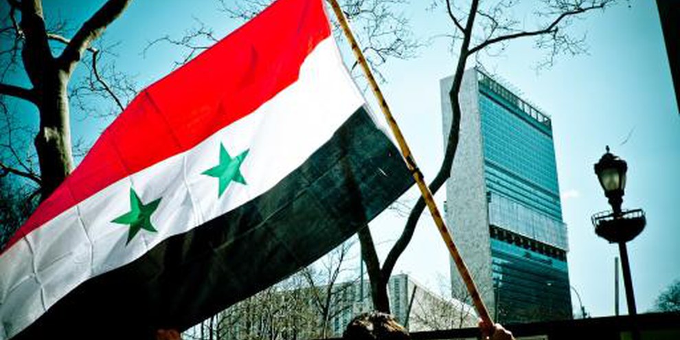 Solidaritätskundgebung vor der UNO in New York  © Demotix