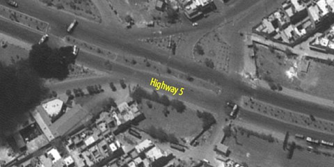 Satellitenbilder von Aleppo Juli/August 2012© Digital Globe 2012
