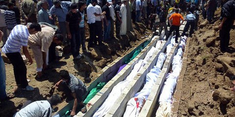 Das Massaker von Hula ist ein trauriges Beispiel für die Verbrechen gegen die Zivilbevölkerung. © Sniperphoto.co.uk/Demotix