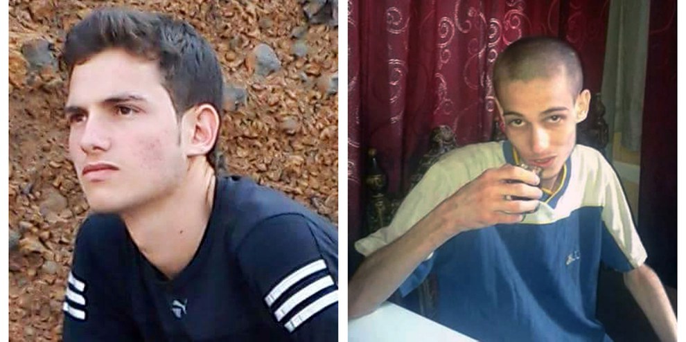 Der ehemalige Gefangene Omar al-Shogre kurz vor und nach seiner Inhaftierung in Saydnaya. © Privat
