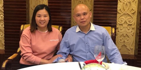 Yu Wensheng und Xu Yan (nach Yu Wenshengs Freilassung in 2022) © Privat