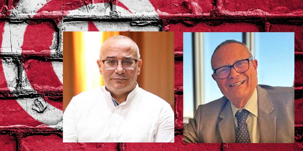 Abderrazak Krimi (links) und Mustapha Djemali (rechts) © Portraits: Privat / Hintergrund: pixabay