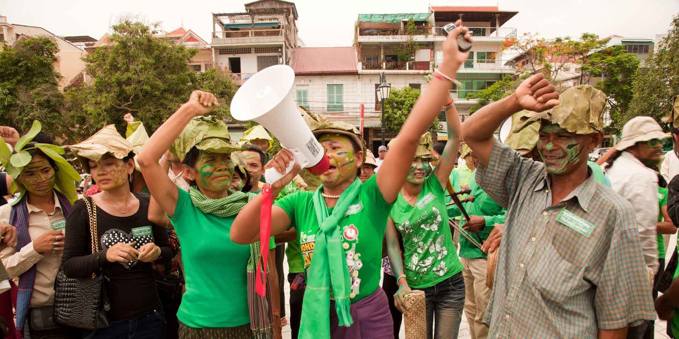 Zwangsräumungen in Kambodscha, die Aktivistin Phouk Hong © Amnesty International