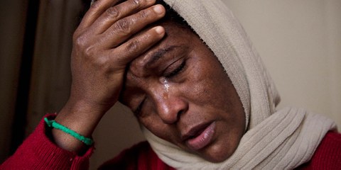 Die Eritreerin Mikaila, Mutter von zwei in der Schweiz geborenen Kindern, hat nach langem Warten die Hoffnung verloren, in der Schweiz bleiben zu dürfen. © Jacek Pulawski